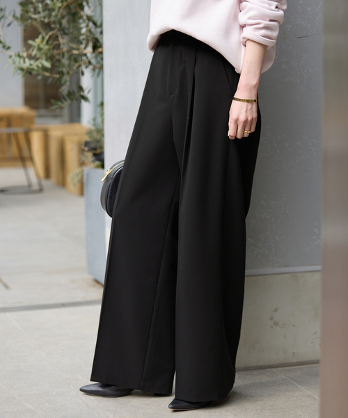 SLOBE IENA（スローブイエナ） スラックス パンツ 「WEBのみ4サイズ