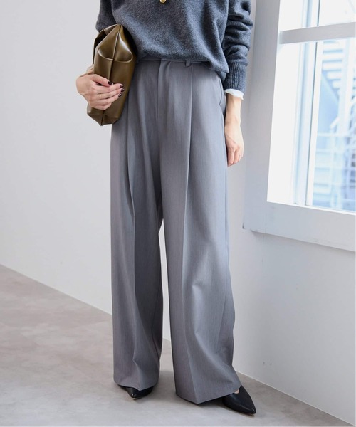 SLOBE IENA（スローブイエナ） スラックス パンツ 「WEBのみ4サイズ