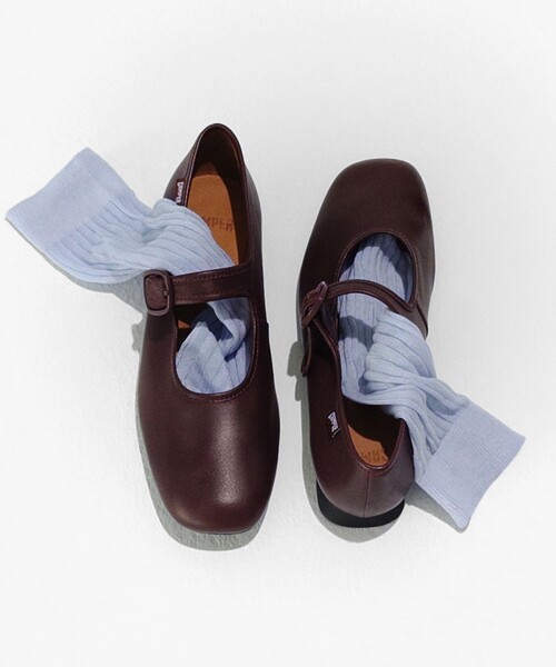 Camper カンペール Casi Myra フラット パンプス ブラウン 39 CAMPER（カンペール） パンプス CASI MYRA / フラットシューズ