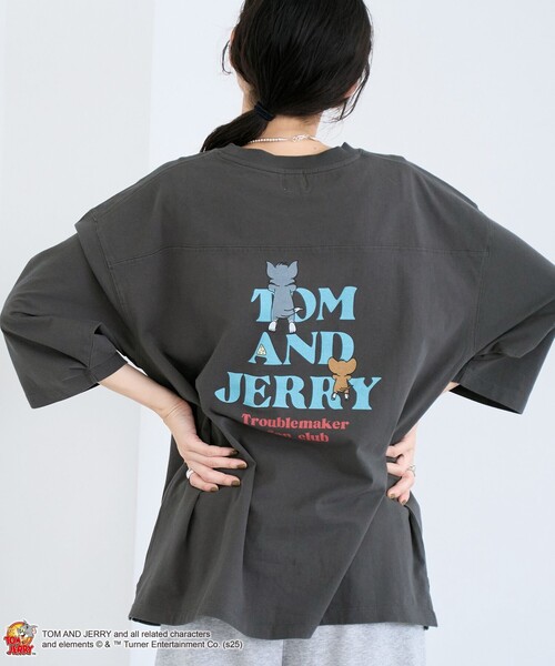 tシャツ 半袖 「TOM and JERRY （トムとジェリー）/ 別注」 プリント