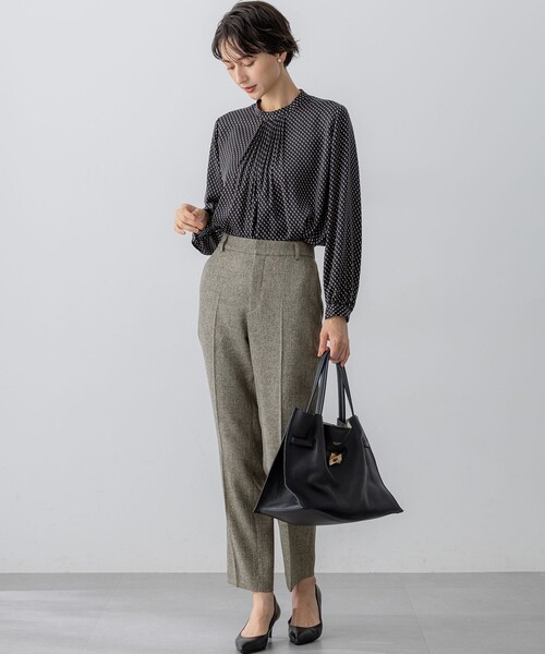 23区（ニジュウサンク） ブラウス シャツ 「洗える」グラデーション