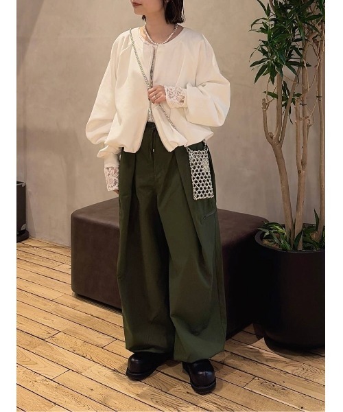 JEANASIS ブラック バルーンジャンパー フリーサイズ JEANASIS｜バルーンZIPブルゾン | Rakuten Fashion(楽天ファッション