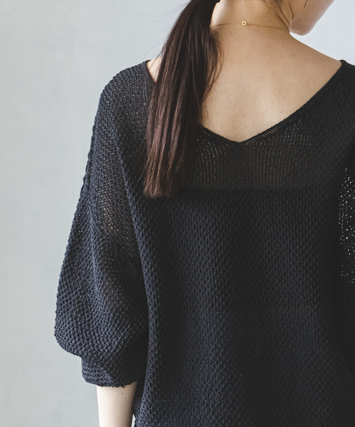 「NOBLE」 長袖ニット FREE ピンク レディース_画像10