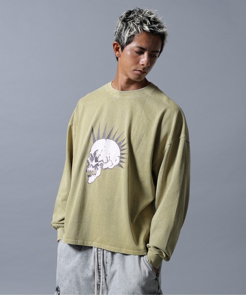 Danke Schon ダンケシェーン 24SS ロゴ刺繍 Vガゼットクルーネックスウェット UNS24036 L GRAY トレーナー 裏毛 トップス【新古品】【中古】【Danke Schon】 新品 Danke Schon ダンケシェーン 24SS ロゴ刺繍 Vガゼットクルー