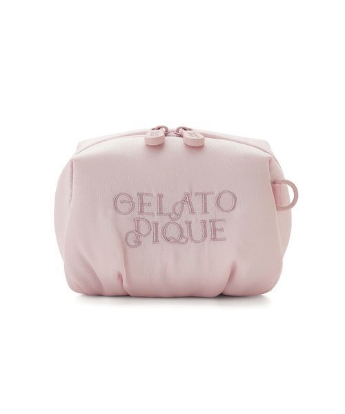 gelato pique（ジェラートピケ） ポーチ サテンギャザーポーチ