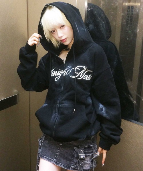 【匿名配送】MIDNIGHT MOVE パーカー MIDNIGHT move（ミッドナイトムーブ） パーカー A'GEM/9 × .kom