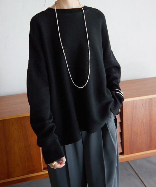 SLOBE IENA（スローブイエナ） 長袖ニット - ブルー レディース