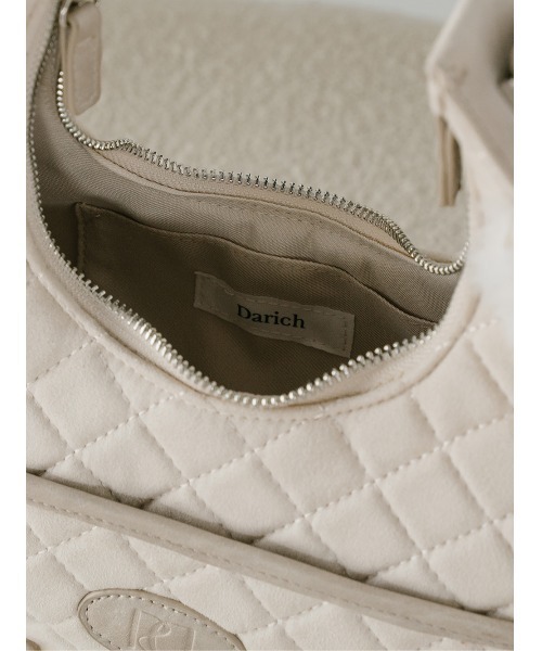 Darich（ダーリッチ） ハンドバッグ キルティングハーフムーンバッグ