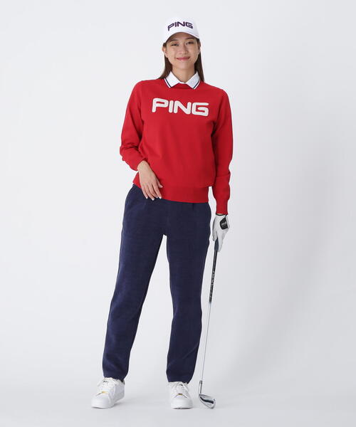 PING（ピン） ニット セーター 「PING APPAREL」10カラークルーネック