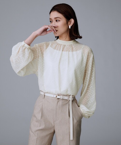 UNTITLED（アンタイトル） ブラウス シャツ 「重ね着やスーツインナー