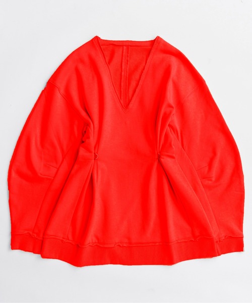 MAISON SPECIAL（メゾンスペシャル） tシャツ V-neck Cocoon Sleeve 