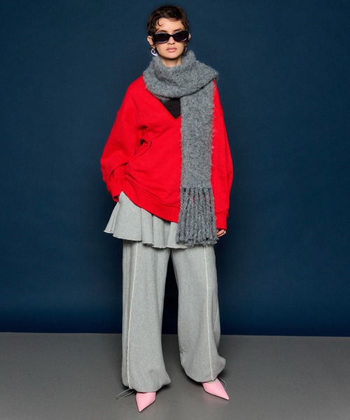 MAISON SPECIAL（メゾンスペシャル） tシャツ V-neck Cocoon Sleeve