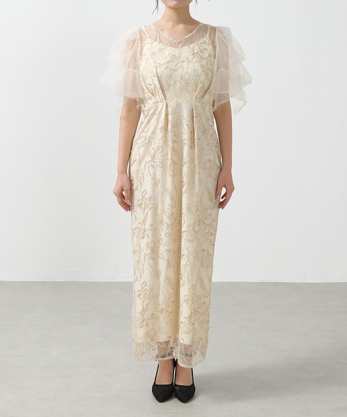 「Kana」 「lerure」半袖ワンピース M チャコールグレー レディース_画像9