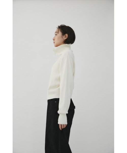 VION ニット セーター Zip Up HighNeck Knit / ジップアップハイネック