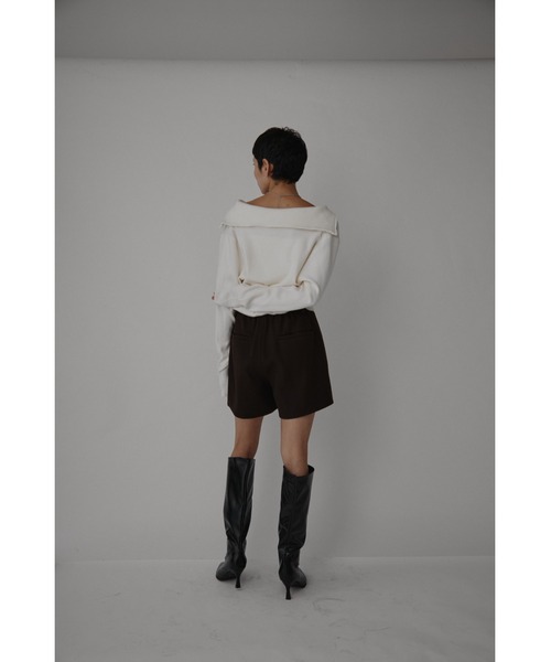 VION ニット セーター Zip Up HighNeck Knit / ジップアップハイネック