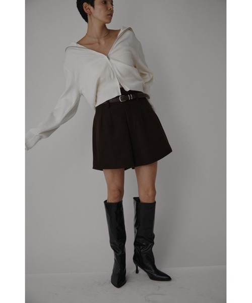 VION ニット セーター Zip Up HighNeck Knit / ジップアップハイネック