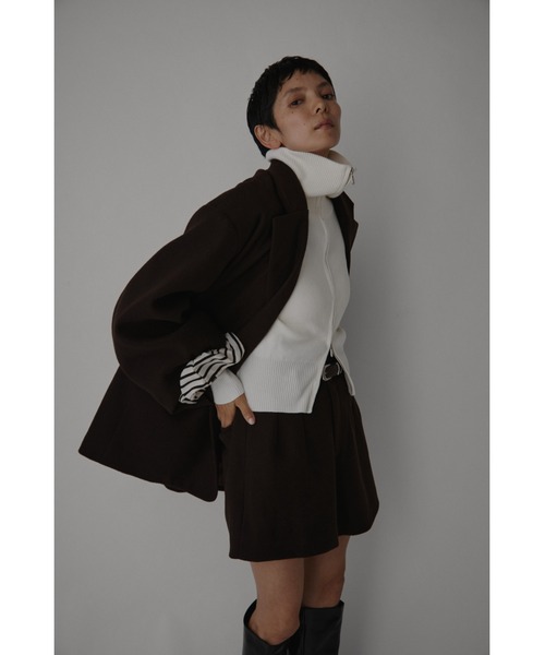 VION ニット セーター Zip Up HighNeck Knit / ジップアップハイネック