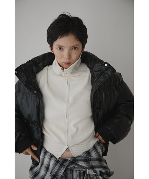 VION ニット セーター Zip Up HighNeck Knit / ジップアップハイネック