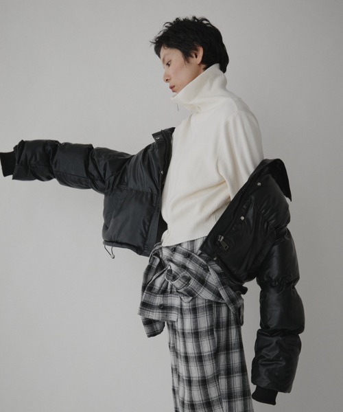VION ニット セーター ジップアップハイネックニット / Zip Up