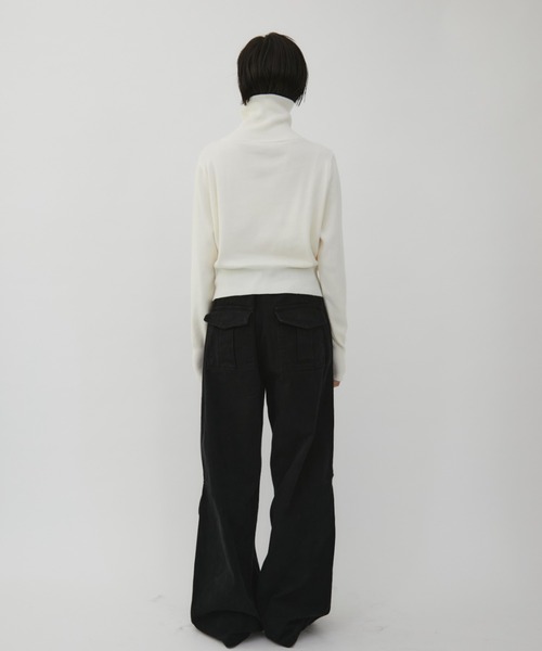 VION ニット セーター ジップアップハイネックニット / Zip Up