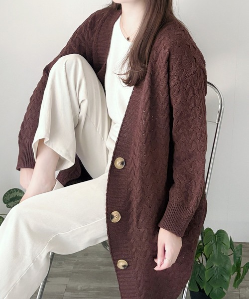 Amulet（アミュレット） カーディガン さらっと羽織るだけで大人っぽく