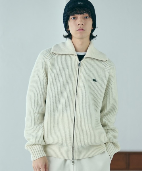 LACOSTE（ラコステ） セーター ニット ミドルゲージハイネックジップ