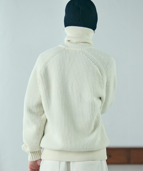 LACOSTE（ラコステ） セーター ニット ミドルゲージハイネックジップ