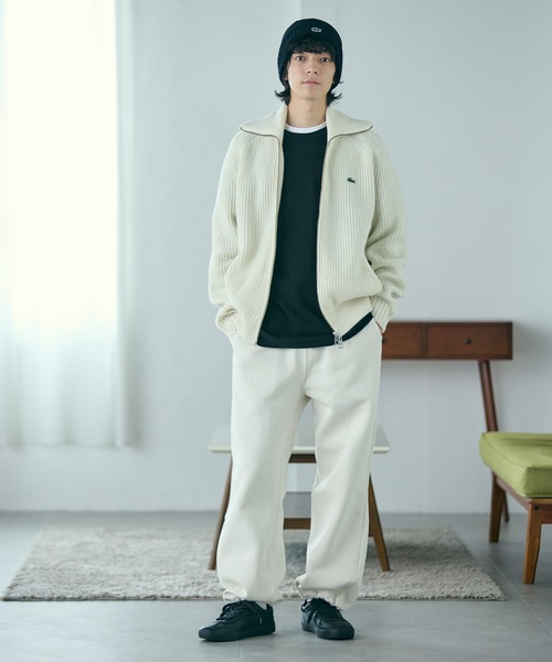 LACOSTE（ラコステ） セーター ニット ミドルゲージハイネックジップ