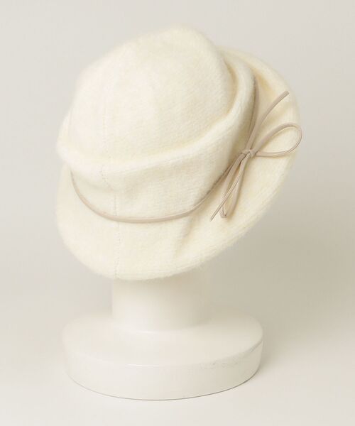 00s L.G.B. skull linen hat 女優帽　ハット y2k gossip!ロサンゼルス 帽子 ハット 「Y2Kガーリー」レトロリボン付き