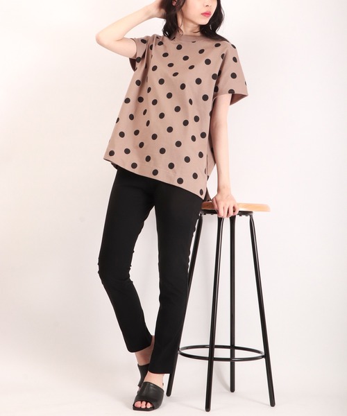 「Anna Nicola」 イージーパンツ M ライトベージュ レディース_画像4