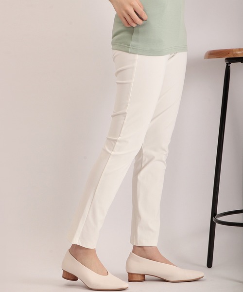 「Anna Nicola」 イージーパンツ M ライトベージュ レディース_画像9