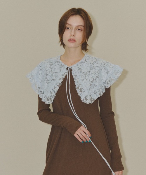 つけ襟 付け襟 Lace collar apron / マルチウェイレースカラーエプロン