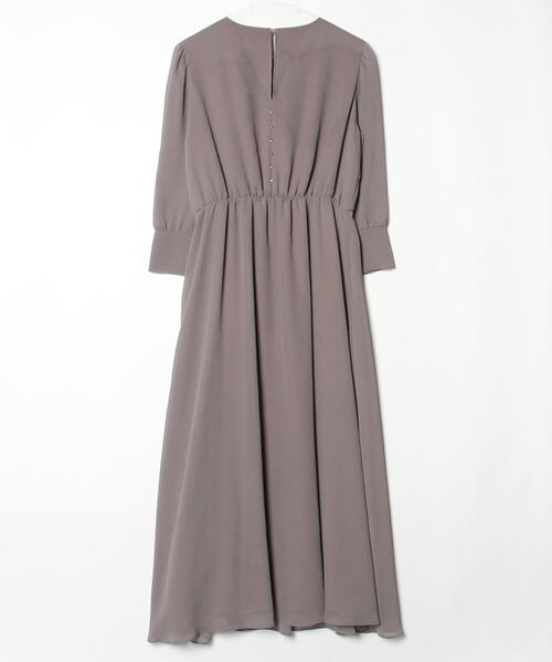 「kaene」 長袖ワンピース 4 ブラウン レディース_画像2