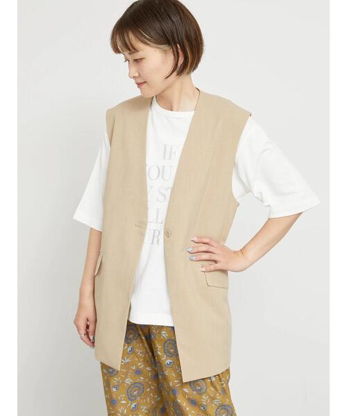 「sm2rhythm」 ベスト F ベージュ レディース_画像2