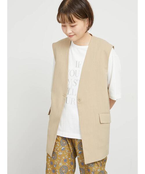 「sm2rhythm」 ベスト F ベージュ レディース_画像3