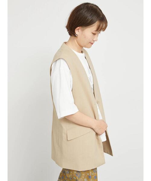 「sm2rhythm」 ベスト F ベージュ レディース_画像4