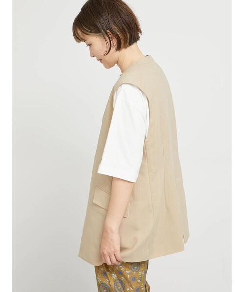 「sm2rhythm」 ベスト F ベージュ レディース_画像6