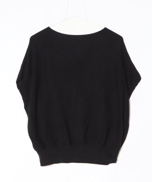 「INED」 半袖ニット 9号 ブラック レディース_画像2