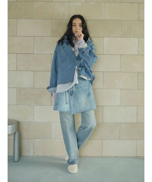 Ungrid（アングリッド） スカート ポケットデザインデニムラップ