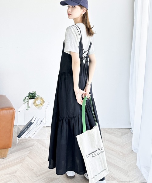 「classicalelf」 ノースリーブワンピース X-LARGE ネイビー レディース_画像7