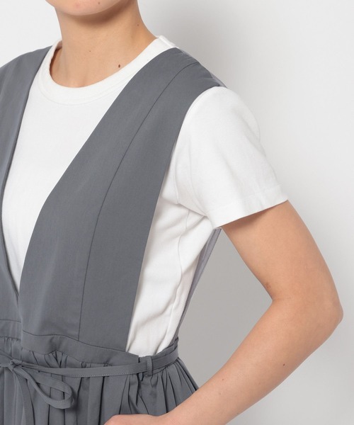 「LOWRYS FARM」 サロペットスカート FREE ブラック レディース_画像8