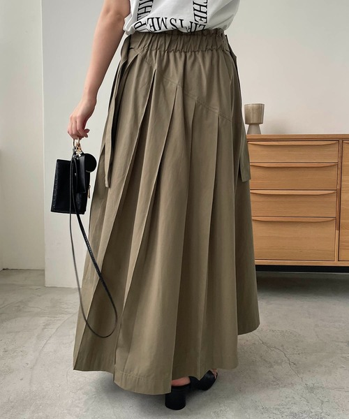「CAPRICIEUX LE'MAGE」 ロングスカート FREE カーキ レディース_画像4