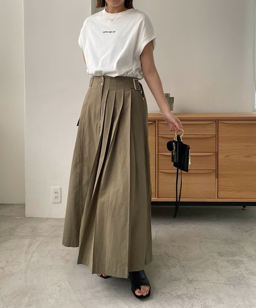 「CAPRICIEUX LE'MAGE」 ロングスカート FREE カーキ レディース_画像7