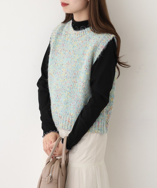 FUNALIVE（ファンアライブ） ベスト ジレ je crois soi ミックスニット