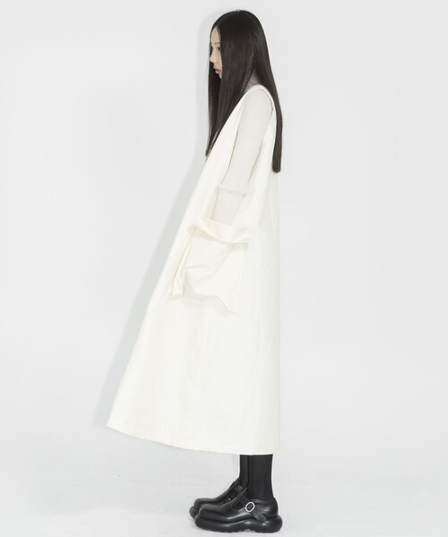 Bshop ワンピース eunoia | サイドポケット パディングドレス WOMEN