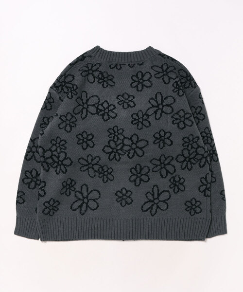 「repipi armario」 「KIDS」ニットカーディガン LARGE ブラック キッズ_画像2