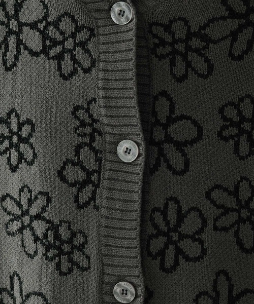 「repipi armario」 「KIDS」ニットカーディガン LARGE ブラック キッズ_画像3