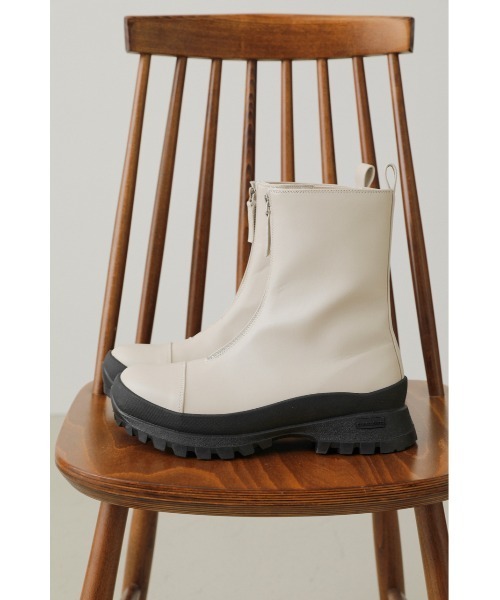 「crie conforto」 ショートブーツ MEDIUM ブラック レディース_画像2