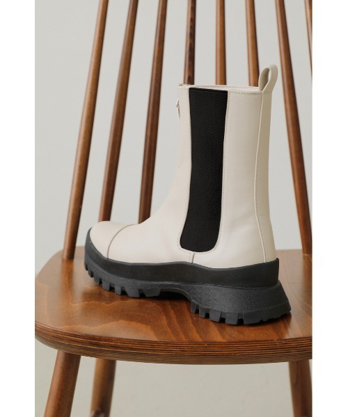 「crie conforto」 ショートブーツ MEDIUM ブラック レディース_画像3