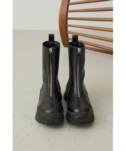 「crie conforto」 ショートブーツ MEDIUM ブラック レディース_画像4